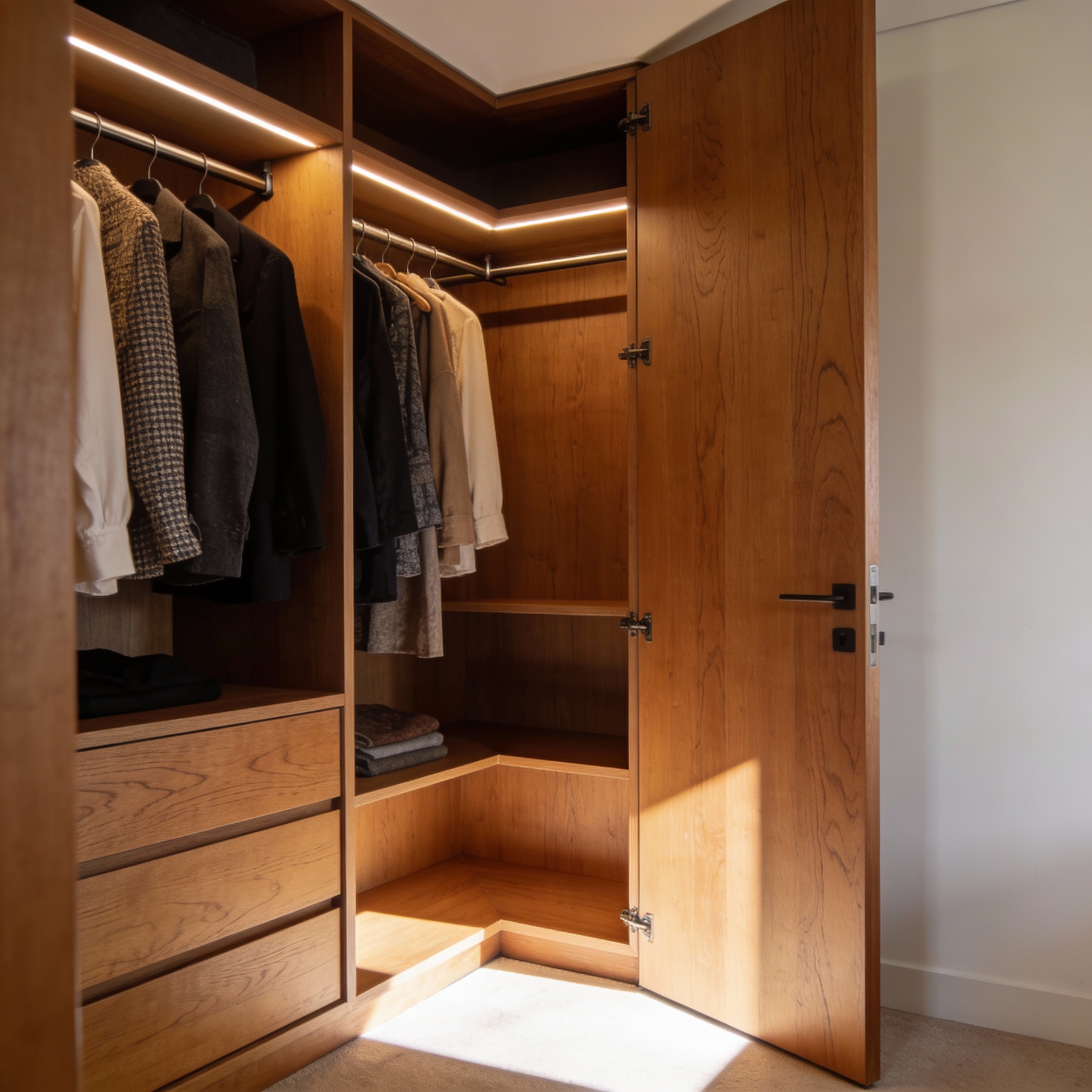 Corner Wardrobe